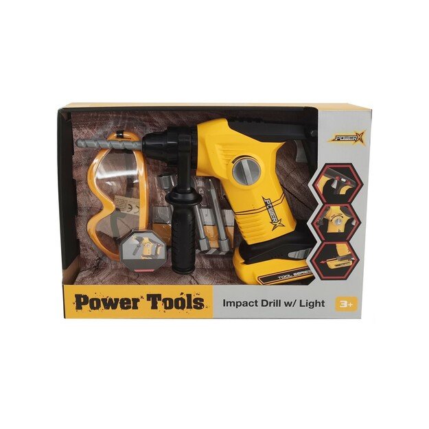 POWER X -  Impact Drill machine w/ Light (20357)