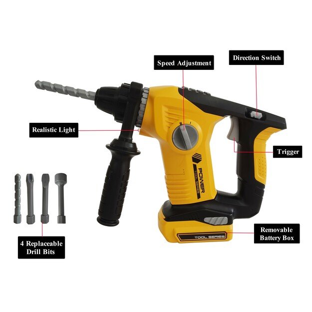 POWER X -  Impact Drill machine w/ Light (20357)