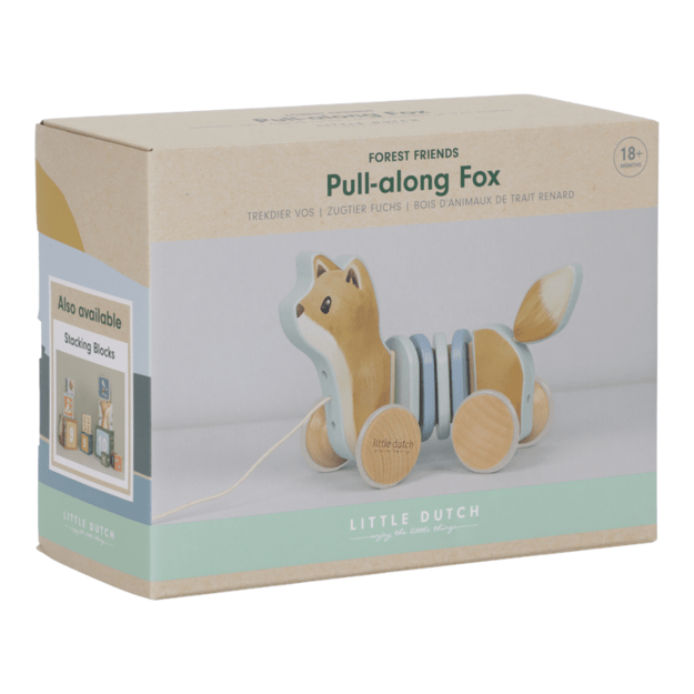 Little Dutch - Pull-along Wiggle Fox Forest Friends (LD7257)