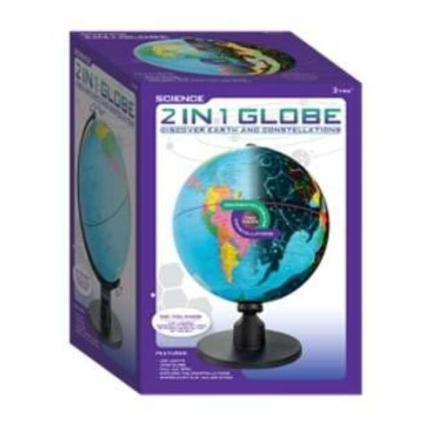 SCIENCE - 2-in-1 Globe 25cm (TY6377)