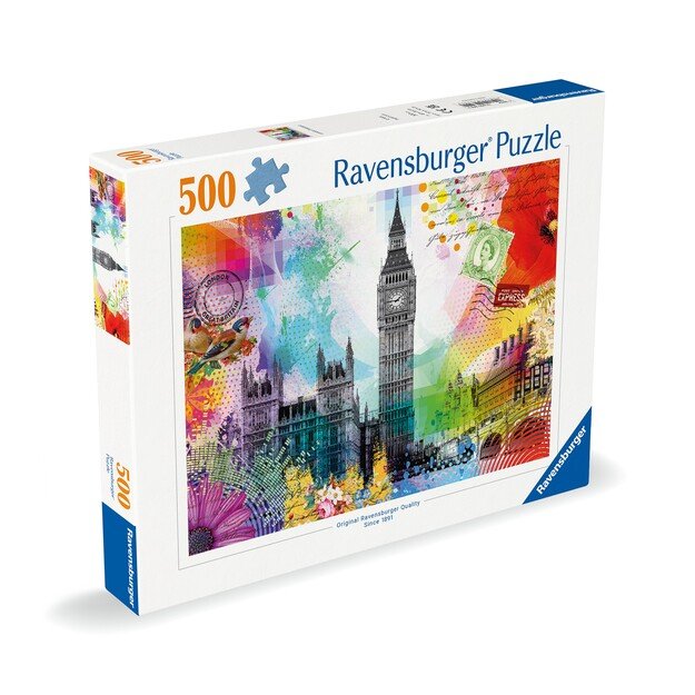 Ravensburger - Puzzle London Postcard 500p (12000309)