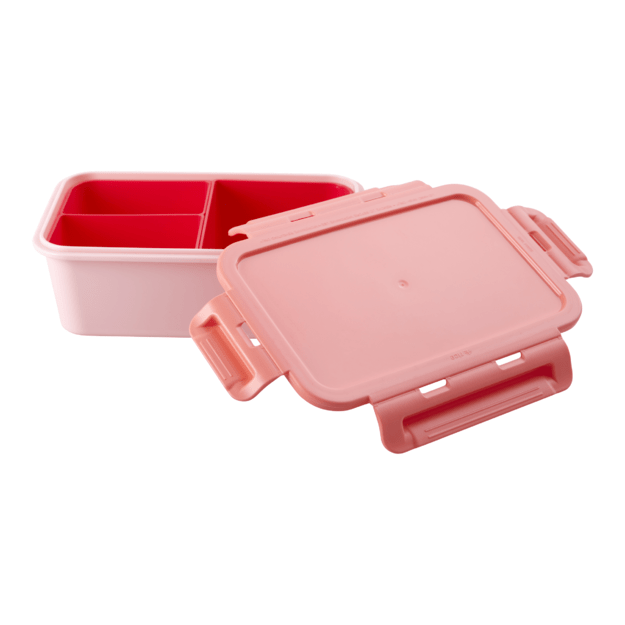 Rice - Lunchbox with 3 Inserts - Coral and Red