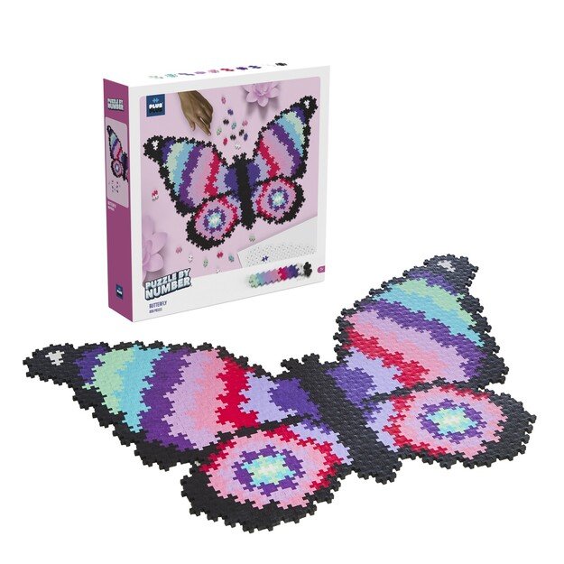 Plus-Plus - Puzzle By Number Butterfly 800pcs - (3915)