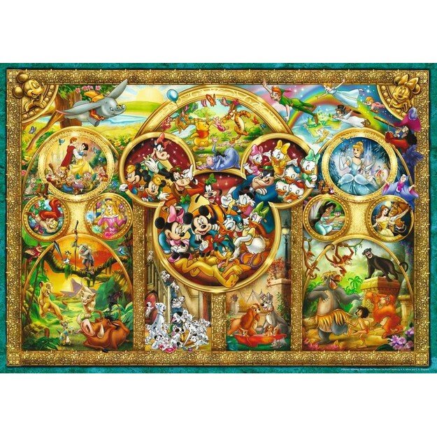 Ravensburger - Puzzle - The Best Disney Themes 1000p (12000469)