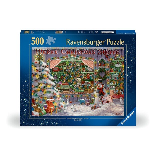 Ravensburger - Puzzle The Christmas Shop 500p (12000215)