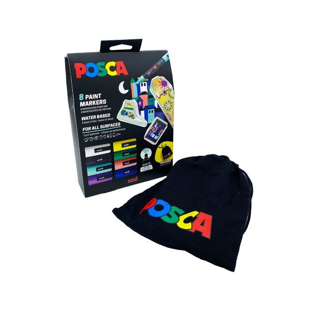 Posca - Pouch Set PC-5M 8PCS - (401531)