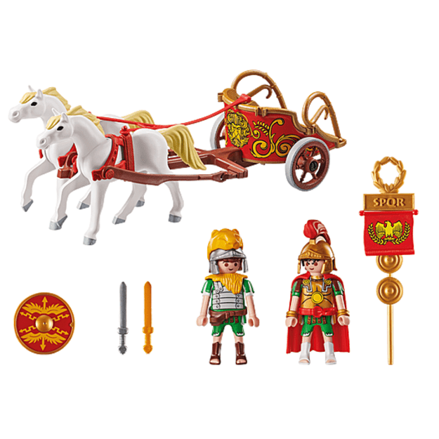 Playmobil - Asterix: Roman Chariot (71543)