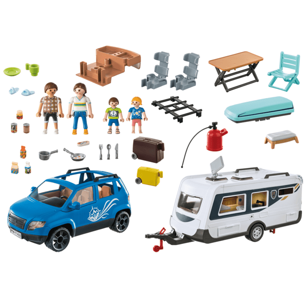 Playmobil - Caravan with car (71423)