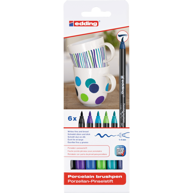 edding - Edding 4200 Porcelain Pens Cool Colors - (706792)