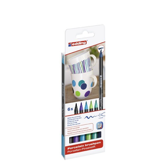 edding - Edding 4200 Porcelain Pens Cool Colors - (706792)