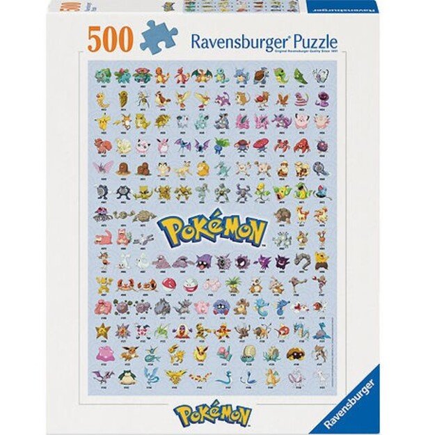 Ravensburger - Puzzle - Pokémon – The First 151! 500p (12000511)