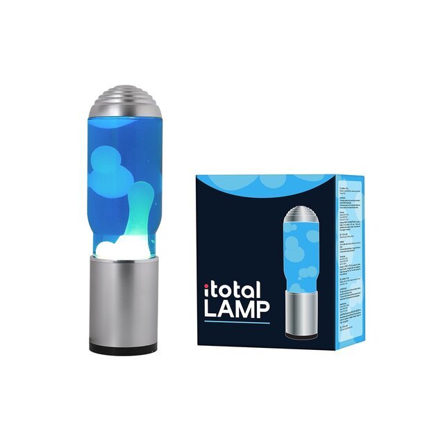 iTotal - Lamp ADA with Silver Base, Blue Liquid and White Wax - Blue (1270409)