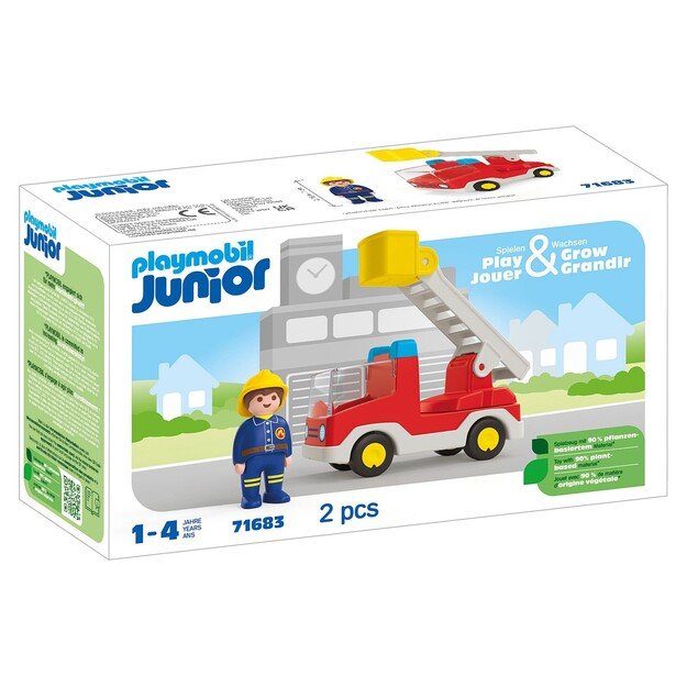 Playmobil - JUNIOR: Ladder Unit Fire Truck (71683)