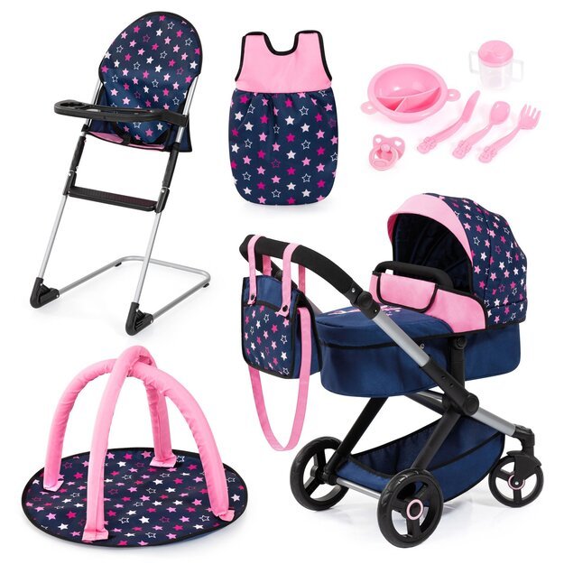 Bayer - Dolls pram Xeo deluxe set (17016AD)