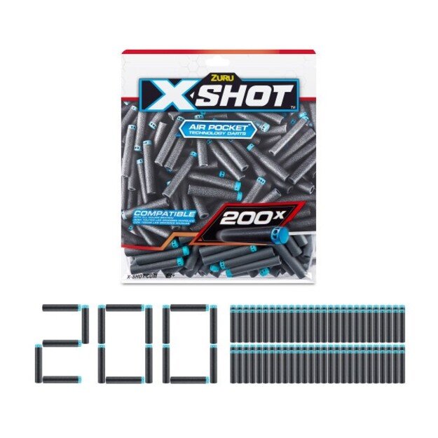 X SHOT-Excel 200PK Refill Darts - (36592)