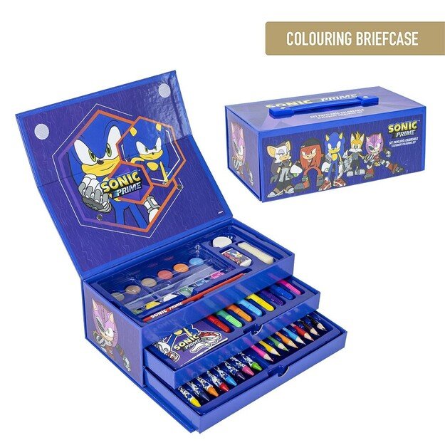 Cerda - Colouring Stationery Set - Sonic Prime (2700001216)
