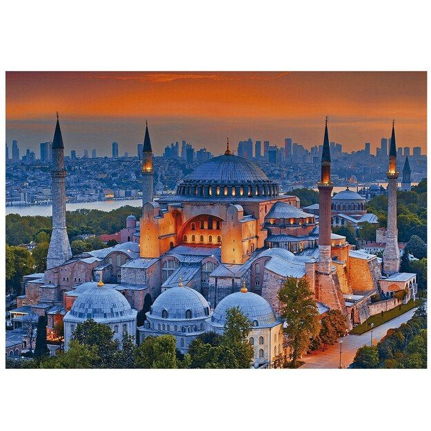 Educa - 1000 pcs - Blue Mosque Istanbul Puzzle (19612)