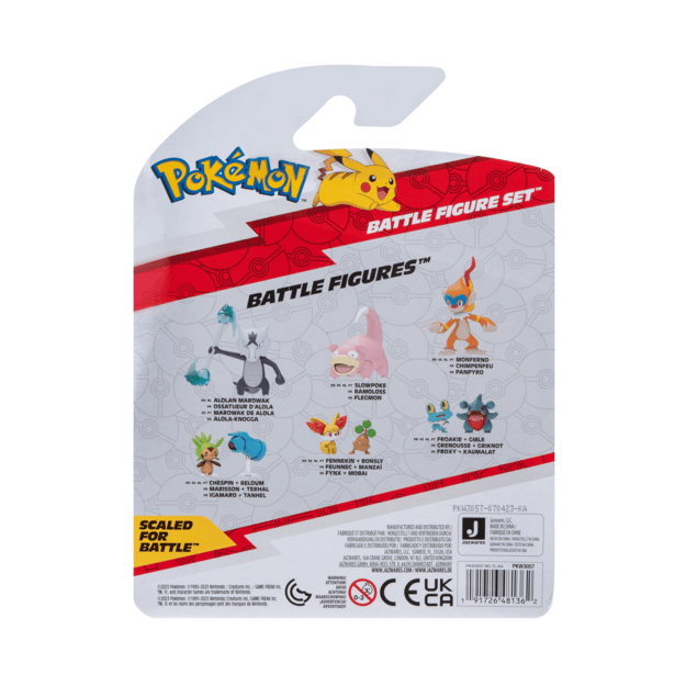 Pokemon - Battle Figure 3 Pk Ass (95155-18)