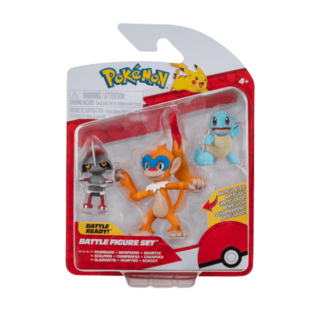 Pokemon - Battle Figure 3 Pk Ass (95155-18)