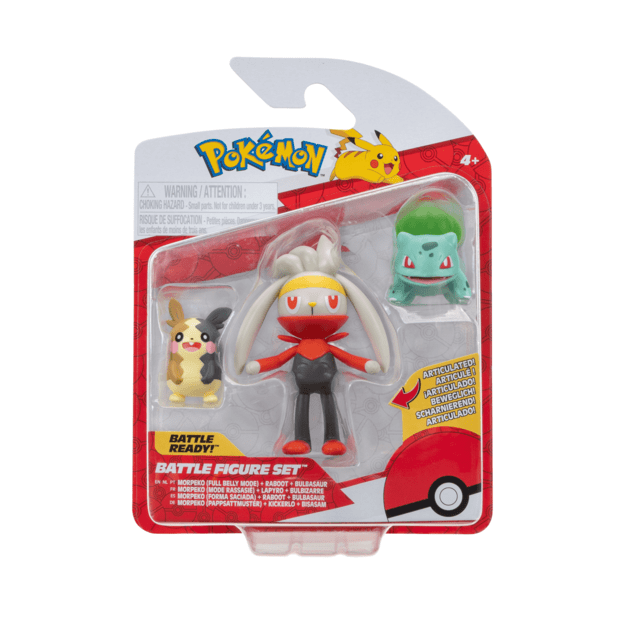 Pokemon - Battle Figure 3 Pk Ass (95155-18)