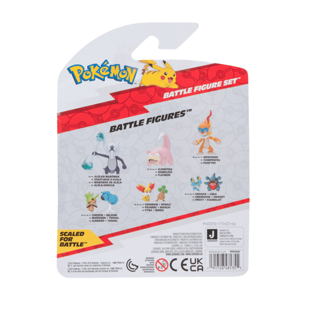 Pokemon - Battle Figure 3 Pk Ass (95155-18)