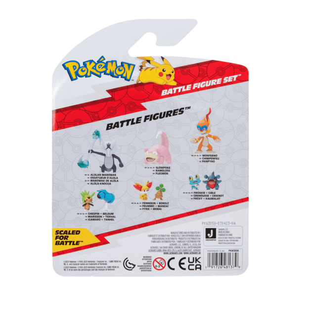 Pokemon - Battle Figure 3 Pk Ass (95155-18)