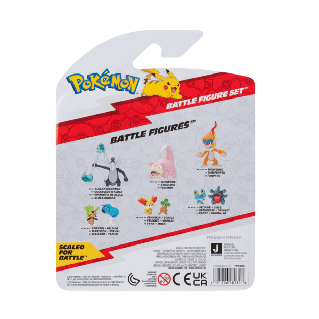 Pokemon - Battle Figure 3 Pk Ass (95155-18)