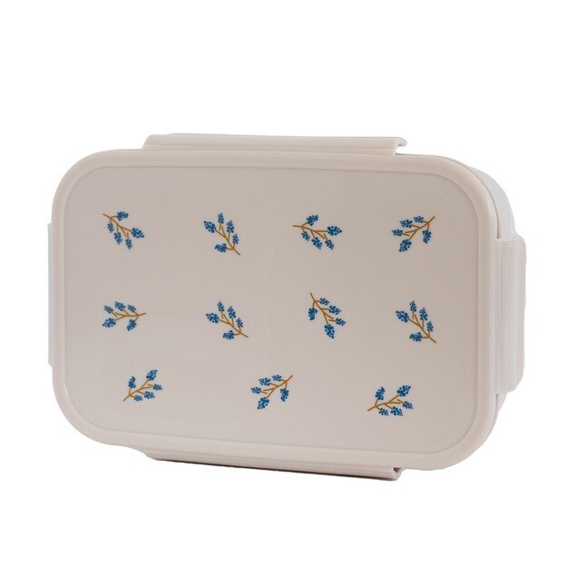 3 Sprouts - Lunch Box, Blueberry/Taupe - (IBBBTU)