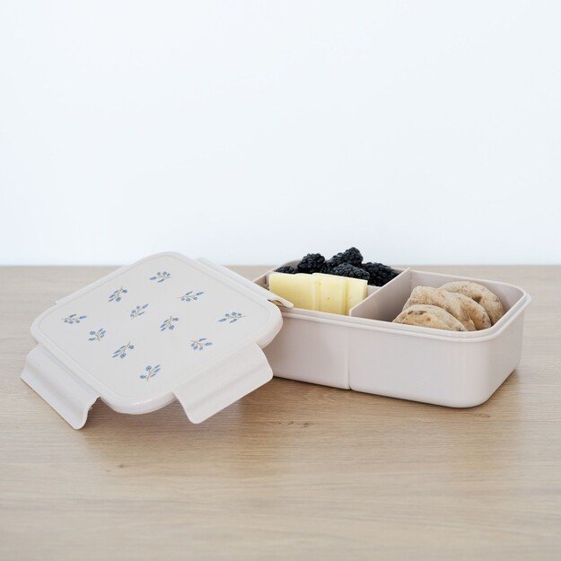 3 Sprouts - Lunch Box, Blueberry/Taupe - (IBBBTU)