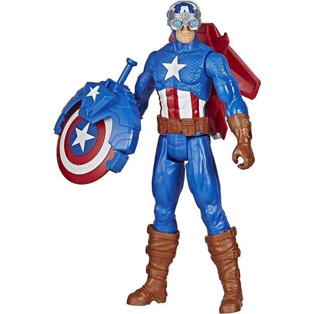 Avengers - Titan Hero - Blast Gear Captain America - 30 cm (E7374)