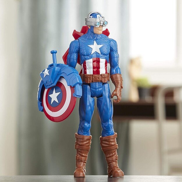 Avengers - Titan Hero - Blast Gear Captain America - 30 cm (E7374)