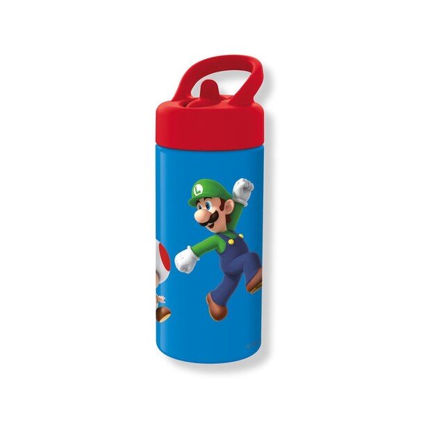 Stor - Sipper Water Bottle (410ml) - Super Mario (088808718-21401)