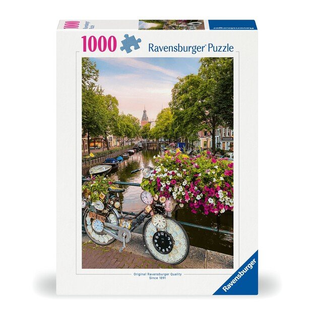 Ravensburger - Puzzle Bicycle Amsterdam 1000p (12000780)