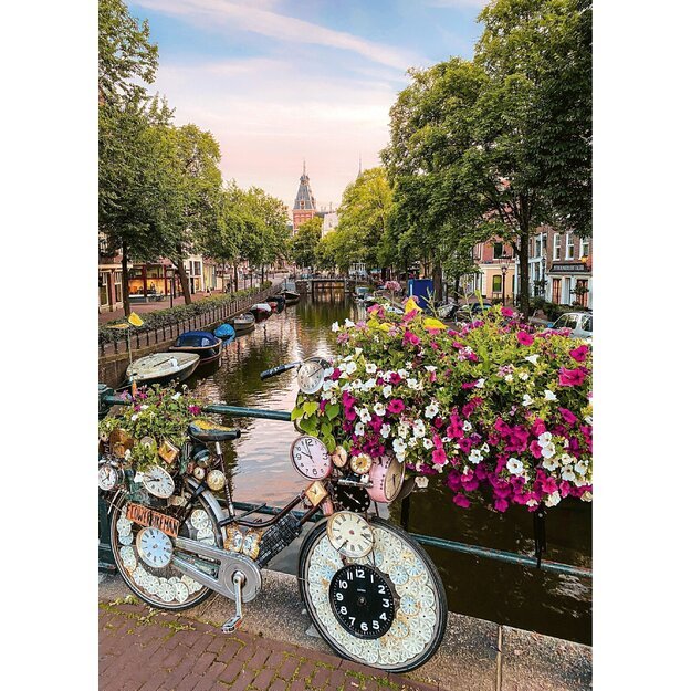 Ravensburger - Puzzle Bicycle Amsterdam 1000p (12000780)