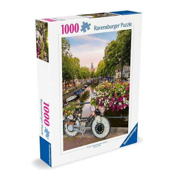 Ravensburger - Puzzle Bicycle Amsterdam 1000p (12000780)