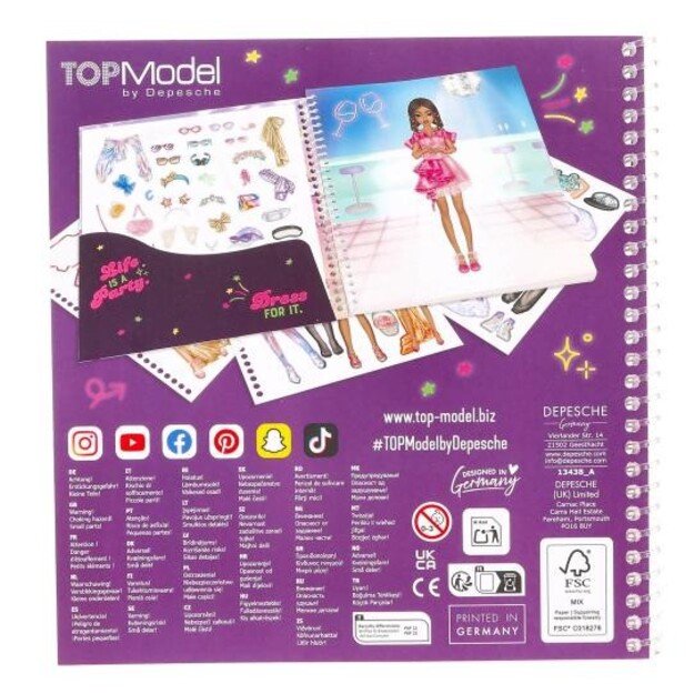 TOPModel - Dress Me Up Stickerbook Party ( 0413438 )