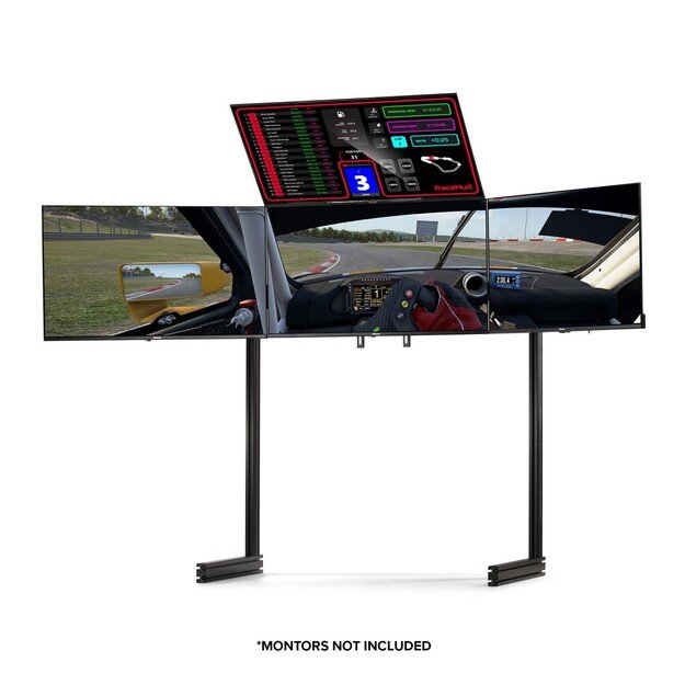 Next Level Racing - Elite Free standing Quad Monitor Stand - Black