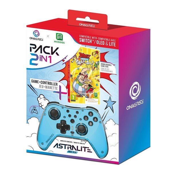 Oniverse Astralite controller + Asterix et Obelix Slap them all! (Code in Box)
      
        - Nintendo Switch