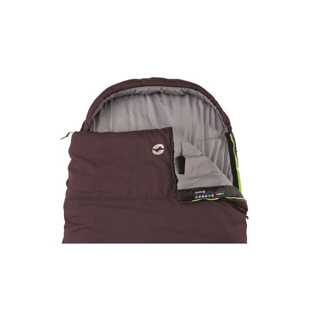 Outwell - Campion Lux L Sleeping Bag 2024 -  Aubergine (230397)