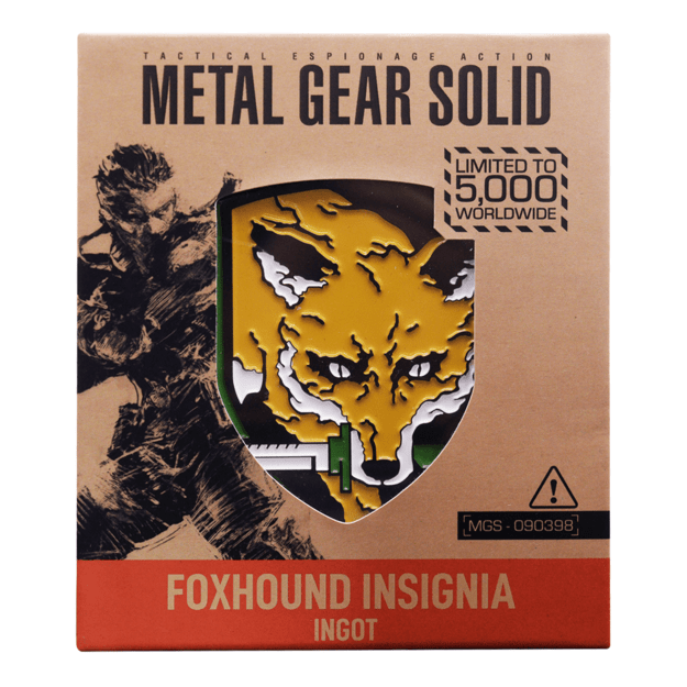 Metal Gear Solid FOXHOUND Insignia Limited Edition Ingot