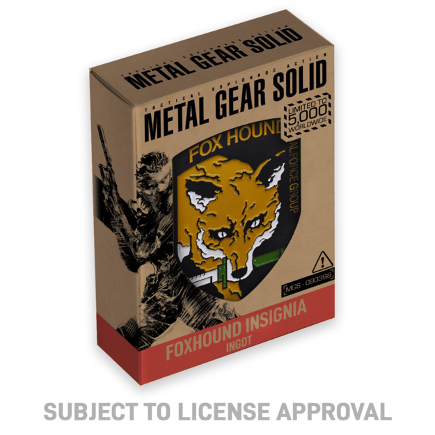 Metal Gear Solid FOXHOUND Insignia Limited Edition Ingot