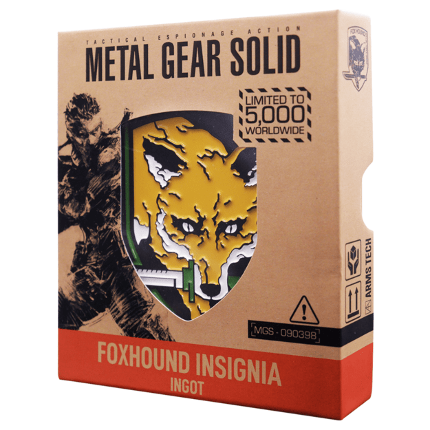 Metal Gear Solid FOXHOUND Insignia Limited Edition Ingot