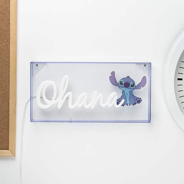 Stitch Ohana LED Neon Light