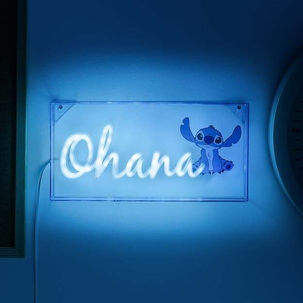 Stitch Ohana LED Neon Light