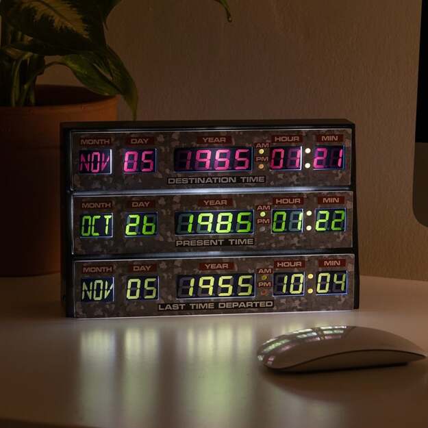 Numskull Official Back To The Future 3D Desk Lamp / Wall Light