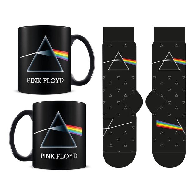 Pyramid International - PINK FLOYD MUG & SOCK SET - UK sizes 3-8 (EU 36-41)