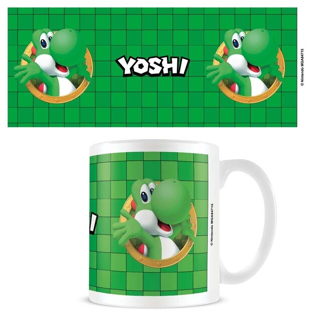 Pyramid International - Super Mario Mug (Yoshi 3D Port) - White