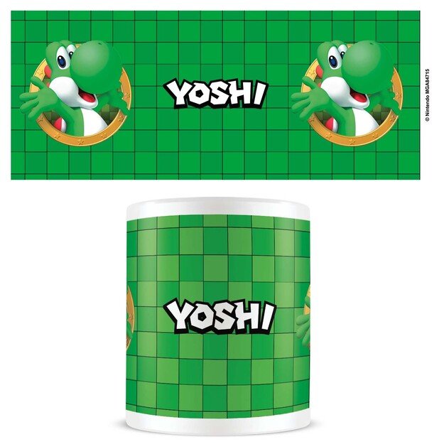 Pyramid International - Super Mario Mug (Yoshi 3D Port) - White