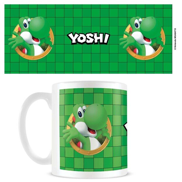 Pyramid International - Super Mario Mug (Yoshi 3D Port) - White