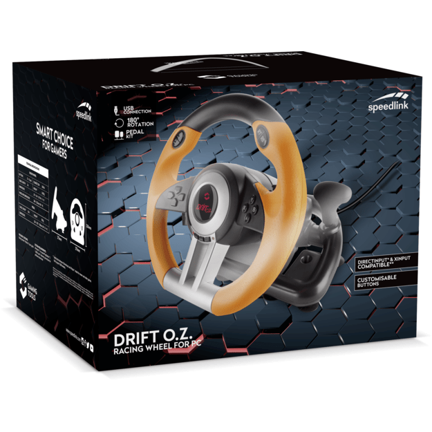 Speedlink - Drift O.Z. Racing Wheel & Pedals